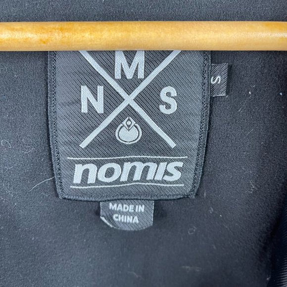Nomis Jackets & Coats Nomis Men Black Snowboard Hood Zip Up